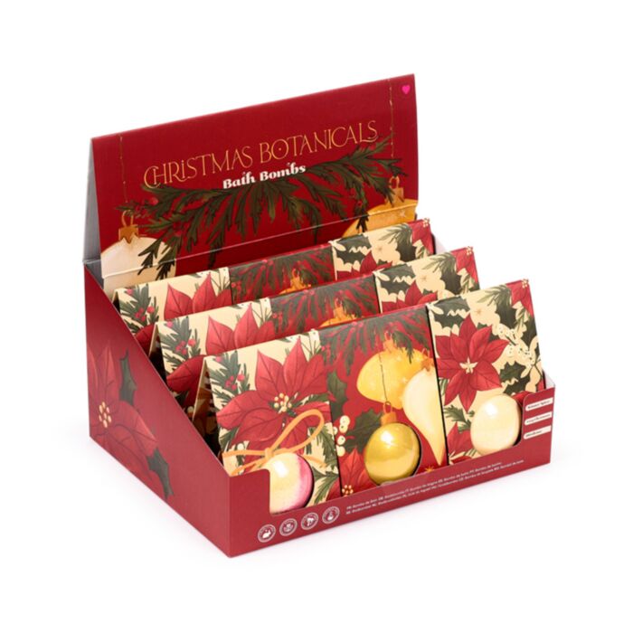 Bombe de Baie de Crăciun - Ambalaj Cadou - Christmas Botanicals