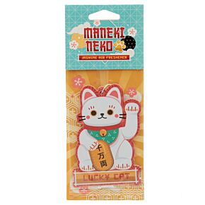 Odorizant de Mașină - Pisică Maneki Neko - Norocoasă - Iasomie Odorizant de Mașină - Pisică Maneki Neko - Norocoasă - Iasomie