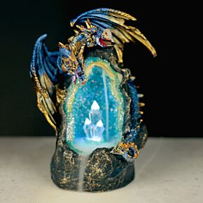 Arzător de tămâie stil Cascadă cu LED - Dragon cu Peșteră de Cristal Arzător de tămâie stil Cascadă cu LED - Dragon cu Peșteră de Cristal
