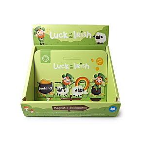 Set cu 4 Semne de Carte Magnetice - Spiriduș Irlandez Set cu 4 Semne de Carte Magnetice - Spiriduș Irlandez