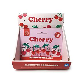 Set cu 4 Semne de Carte Magnetice - Cireșe - Cherry