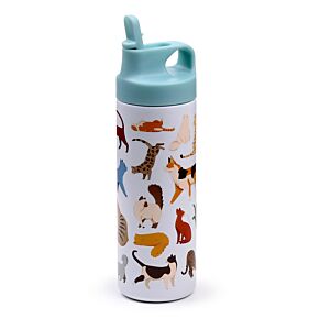 Termos în Oțel cu Deschidere Flip Top 500ml - Feline - Fine Cats