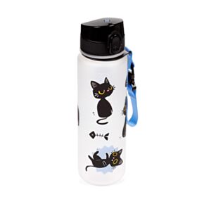 Sticlă Rezistentă la Spargere 600ml - Pisică Neagră