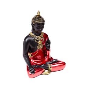 Buddha Tailandez - Roșu, Auriu și Negru - Meditație