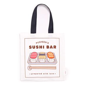 Geantă Tote - Pisica Pusheen - Sushi