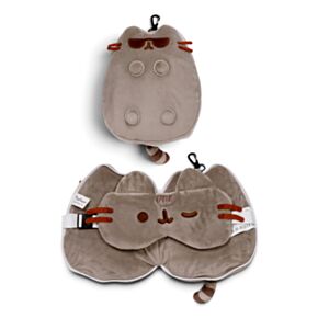 Pernă cu Mască de Ochi Relaxeazzz - Pisica Pusheen cu Ochelari de Soare