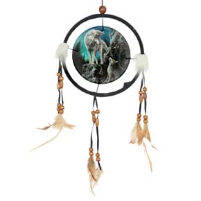 Captator de Vise - Guidance Wolf - Lup cu pui - Lisa Parker - 16cm