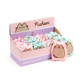 Geantă Pliabilă - Pisica Pusheen - Inimi și Steluțe