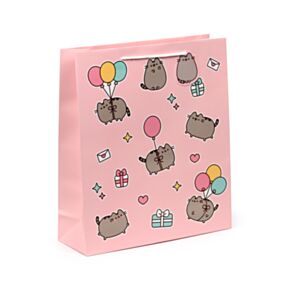 Pungă Cadou - Pisica Pusheen - Baloane - XL