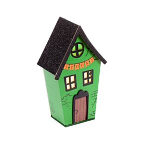 Căsuță Decorativă de Halloween cu LED - Verde