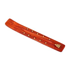 Arzător de bețișoare de tămâie - Stele și Buddha Tailandez - Lemn de Mango