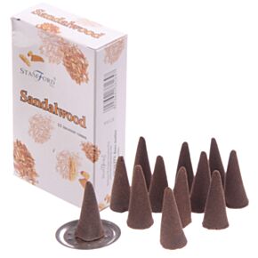 37164 Conuri de Tămâie Stamford - Lemn de Santal (Sandalwood)