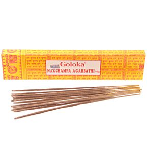 Bețișoare de Tămâie Nag Champa - Goloka 16g Bețișoare de Tămâie Nag Champa - Goloka 16g