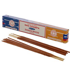 01331 Bețișoare de Tămâie Satya - Nag Champa - Lemn de Santal (Sandalwood) 01331 Bețișoare de Tămâie Satya - Nag Champa - Lemn de Santal (Sandalwood)