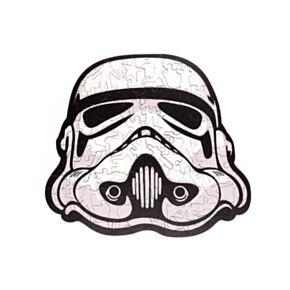 Puzzle în Formă de Cască de Stormtrooper - 130 piese