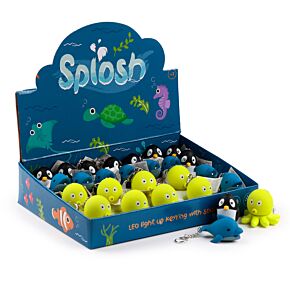 Breloc cu Led și Sunet - Delfin, Pinguin și Caracatiță Breloc cu Led și Sunet - Delfin, Pinguin și Caracatiță