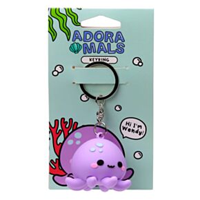 Breloc 3D din PVC - Caracatița Wendy - Adoramals