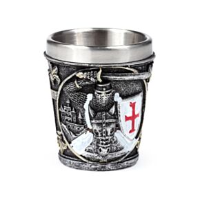 Pahar pentru Shoturi - Cavaler Medieval cu Scut