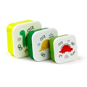 Set de 3 Cutii pentru Mâncare S/M/L - Dinosauria Jr
