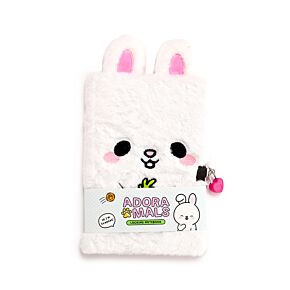 Caiet A5 din Pluș cu Lacăt - Iepurele Frances Caiet A5 din Pluș cu Lacăt - Iepurele Frances