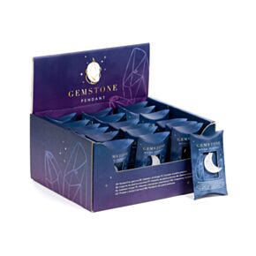 Pandantiv în Formă de Lună cu Piatră Vindecătoare