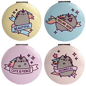 Oglindă de Poșetă - Pisica Pusheen - Pusheenicorn