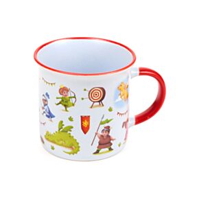 Cană cu Margine Rotunjită - Cavaleri și Dragoni