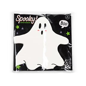 Șervețele 3 Straturi - Pachet de 12 - Fantomă de Halloween