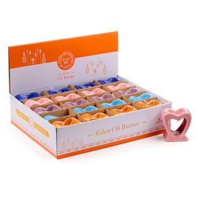 Mini Difuzor de Esențe în Ceramică - Formă de Inimă