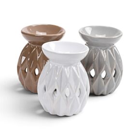 Arzător pentru Uleiuri și Ceară în Ceramică - Origami - Eden