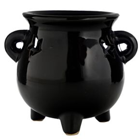 Difuzor de Esențe Mare în Ceramică - Cazan Negru