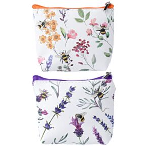 Portofel din PVC cu Fermoar - Nectar Meadows