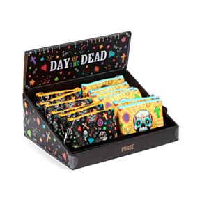 Portofel din PVC cu Fermoar - Dia de los Muertos