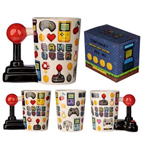 Cană cu Toartă în Formă de Joystick - Pixelat