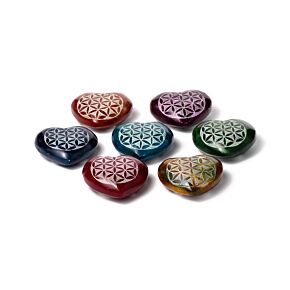 Arzător de bețișoare de tămâie din steatit - Chakra - Inimă