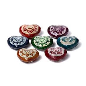 Arzător de bețișoare de tămâie din steatit - Chakra - Inimă - Floare