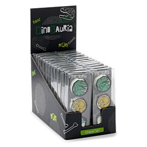 Set cu 3 Radiere - Dinosauria Set cu 3 Radiere - Dinosauria