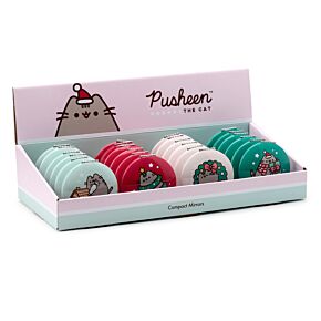 Oglindă de Poșetă - Pisica Pusheen - Crăciun Oglindă de Poșetă - Pisica Pusheen - Crăciun